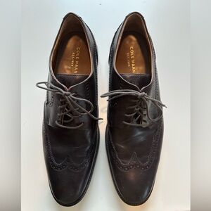 Cole Haan Men's Dark Brown Leather Dress Shoes